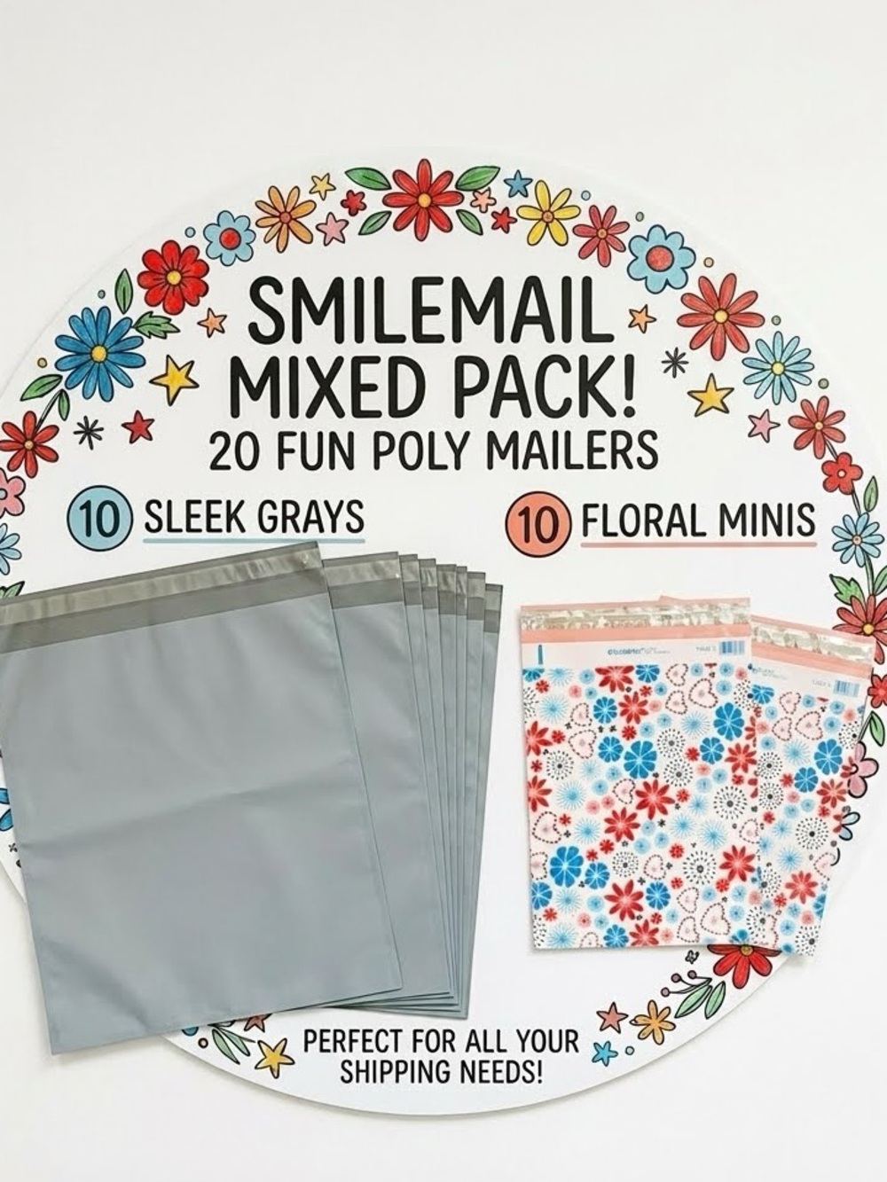 Mixed Pack -Poly Mailers (20 Pack)